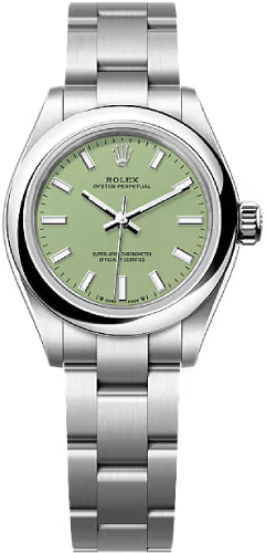 Rolex Oyster Perpetual 28 Pistachio Green Dial Oyster bracelet - 276200 - 2025
